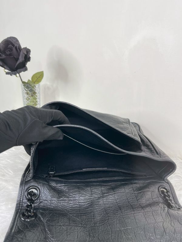 【分期0利率】YSL 鱷魚壓紋NIKI 中號【95成新】 