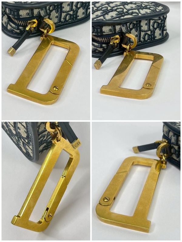 【99成新】DIOR Oblique Quake 斜背手拿包【加贈$28000寬版背帶】 