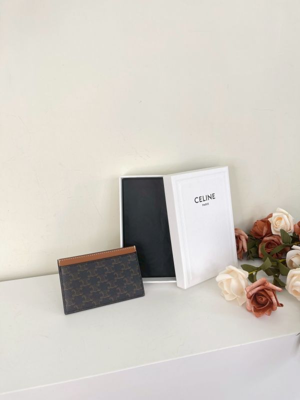 【分期0利率】CELINE 印花標誌印花卡片套【9成新】 