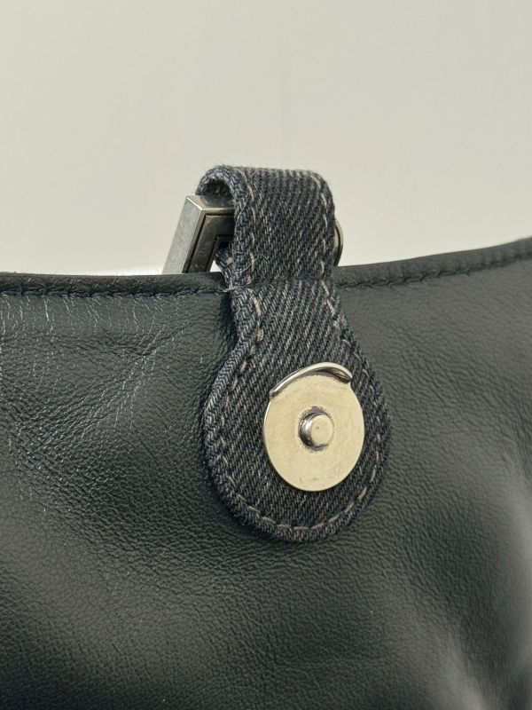 【分期0利率】BALENCIAGA CRUSH 绗縫牛仔沙漏包 中號【99成新】 