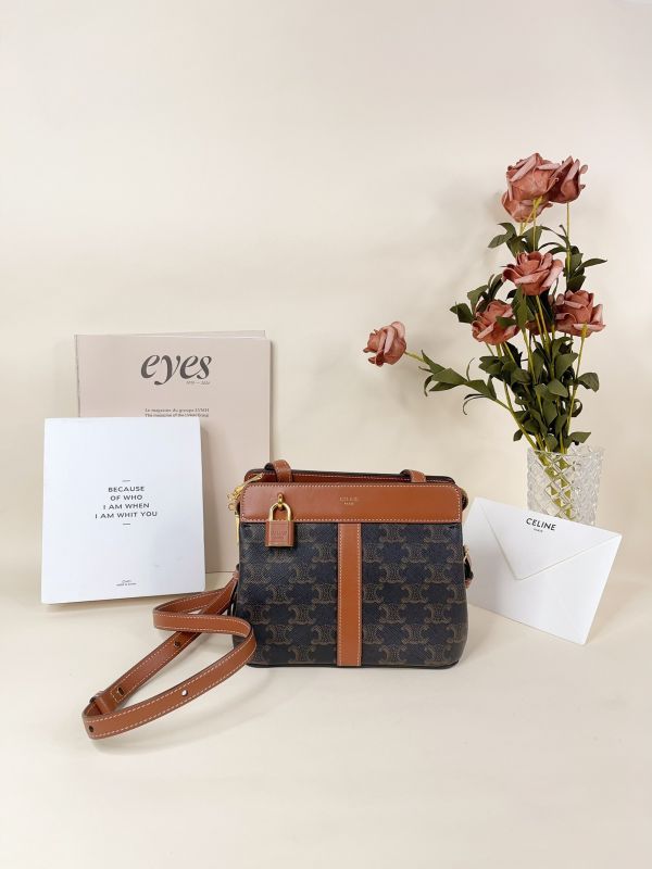 【分期0利率】CELINE Teen Cabas De France 鎖頭包【99成新】 