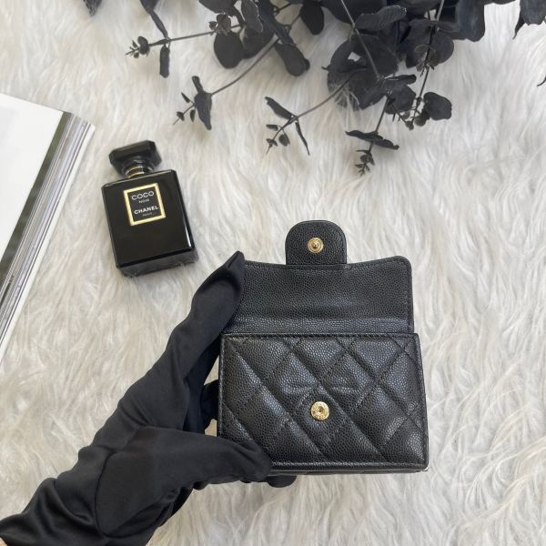 【12期0利率】CHANEL COCO迷你三折短夾【22年3月香港購證】【9成新】 