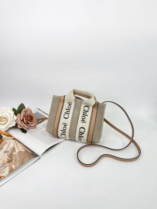 【分期0利率】CHLOE mini woody tote bag 【9成新】 