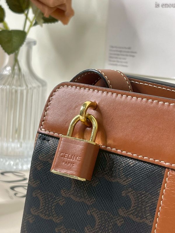 【分期0利率】CELINE Teen Cabas De France 鎖頭包【99成新】 