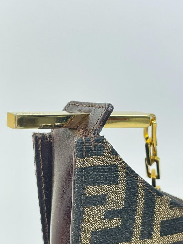 【9成新】FENDI ZUCCA 半月包 