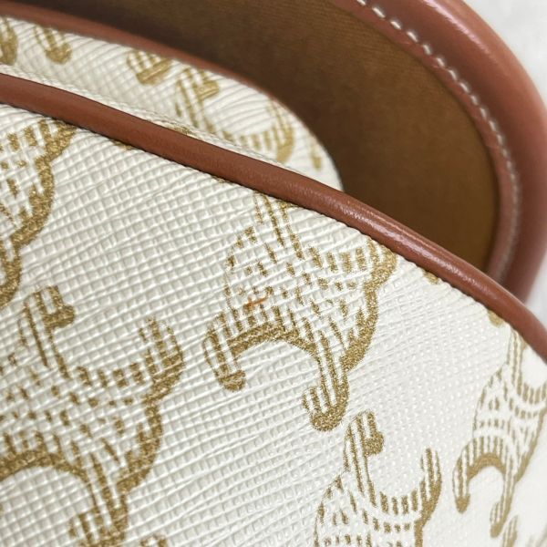 【12期0利率】CELINE Triomphe帆布中型Folco手袋 【9成新】 