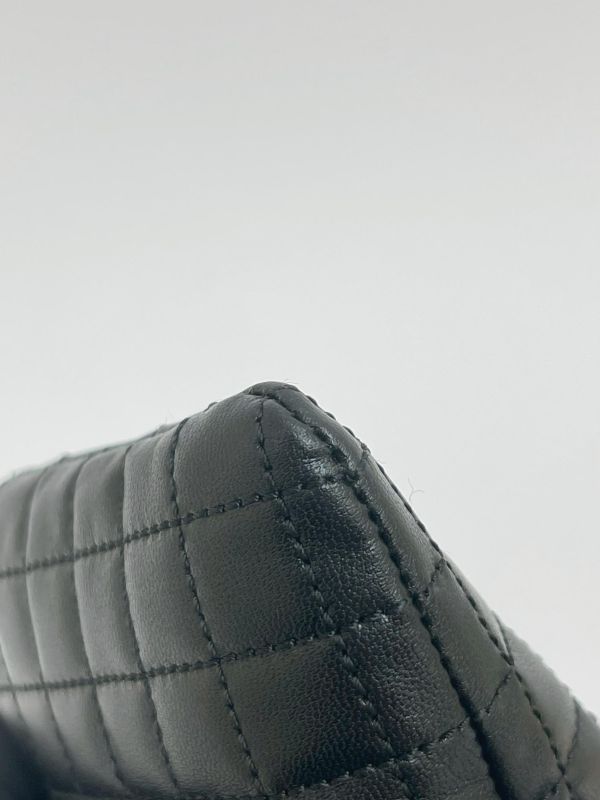【95成新】CELINE C Charm 絎縫小牛皮零錢包 