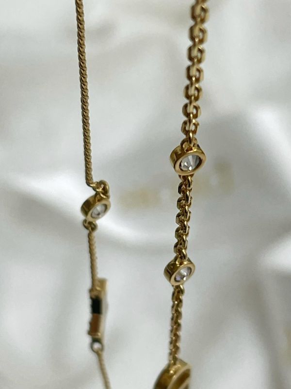 【99成新】DIOR Petit CD雙項鍊 