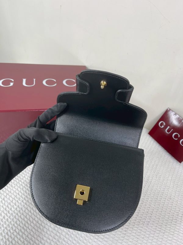 【分期0利率】GUCCI Horsebit1955 迷你手提肩背包【99成新】 