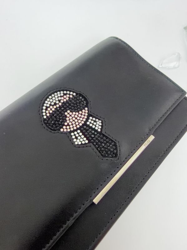【9成新】FENDI KARLITO 水鑽老佛爺 WOC 