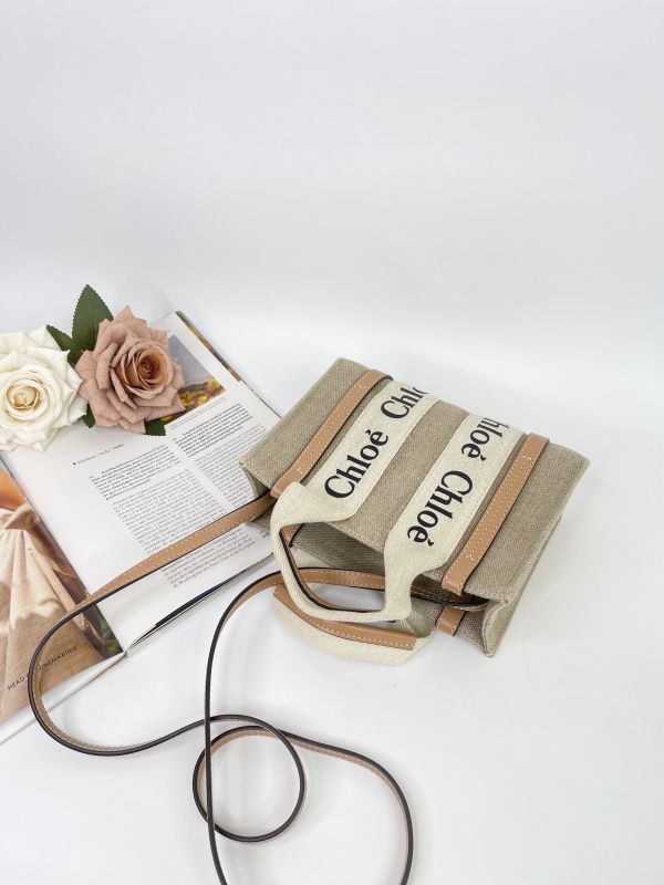 【分期0利率】CHLOE mini woody tote bag 【9成新】 