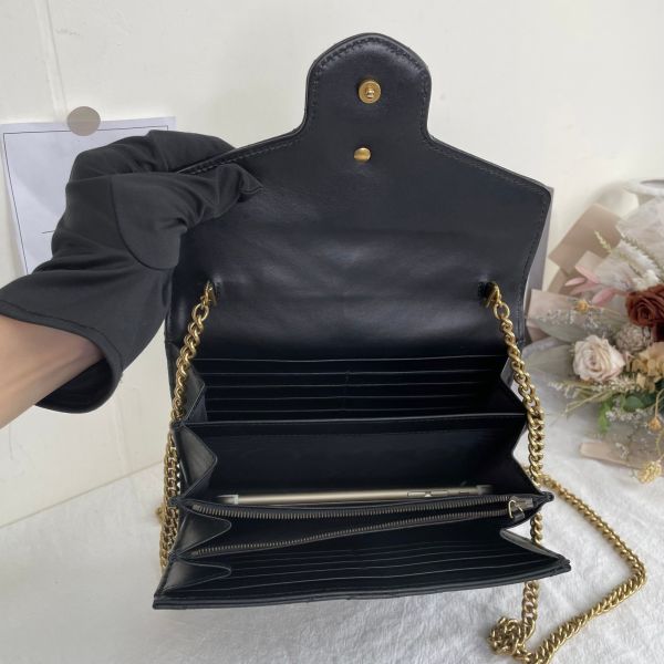 【12期0利率】GUCCI 馬夢風琴WOC【95成新】 
