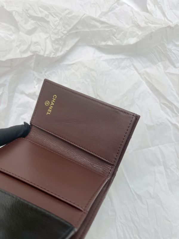 【全新品】CHANEL  COCO迷你雙層三折短夾 