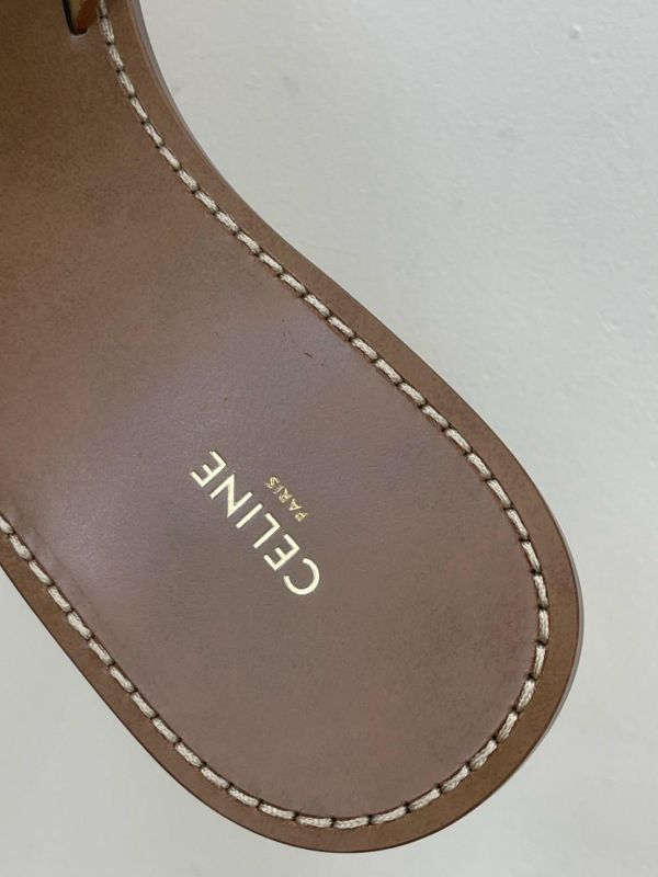 【未使用閒置品】CELINE TRIOMPHE 拖鞋 