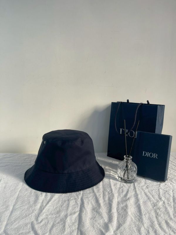【99成新】DIOR Teddy-D 雙面窄邊漁夫帽 