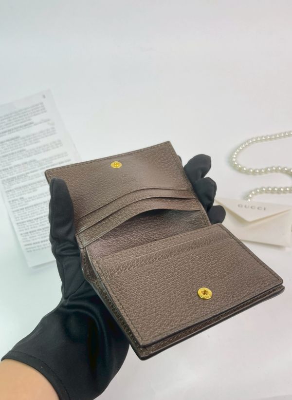 【分期0利率】GUCCI OPHIDIA GG零錢對開短夾【95成新】