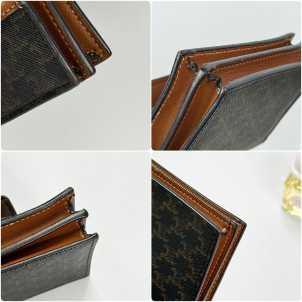 【12期0利率】CELINE 凱旋門翻蓋雙層卡包【9成新】 