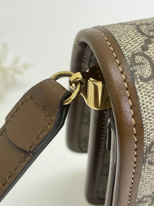 【未使用閒置品】GUCCI GG RETRO迷你斜背包 