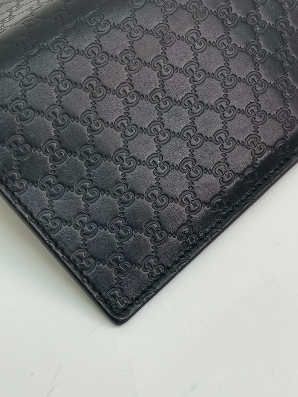 【85成新】GUCCI Guccissima GG壓紋對開長夾 