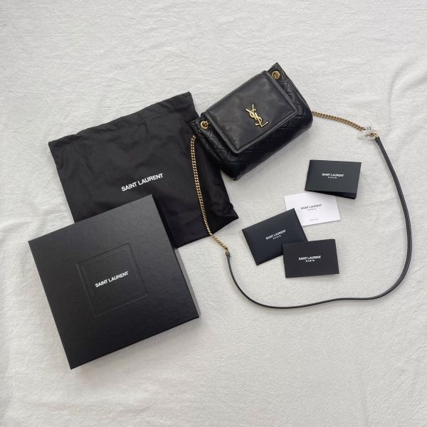 【12期0利率】YSL NOLITA 迷你鍊包【23年台灣購證】【99成新】 