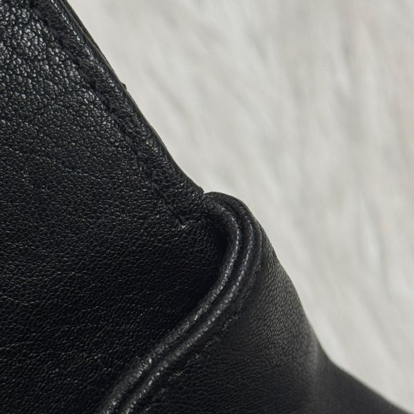 【12期0利率】YSL COLLèGE中性絎縫皮革手袋【22年1月台灣購證】【95成新】 