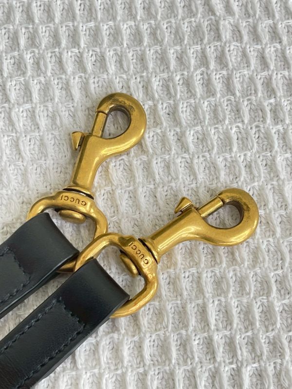 【分期0利率】GUCCI GG Marmont 絎縫牛皮手提兩用包【9成新】 