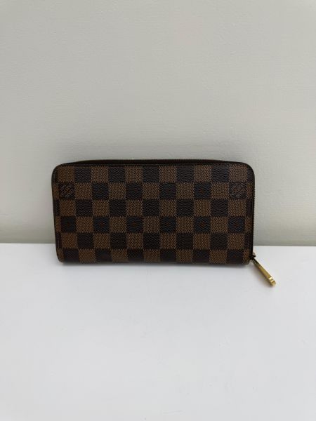 【9成新】LV 棋盤格PVC 塗層帆布拉鍊長夾 