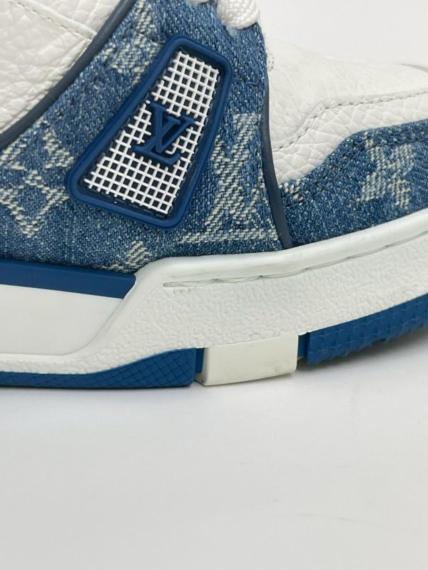 【95成新】LV TRAINER 牛仔藍 36號 