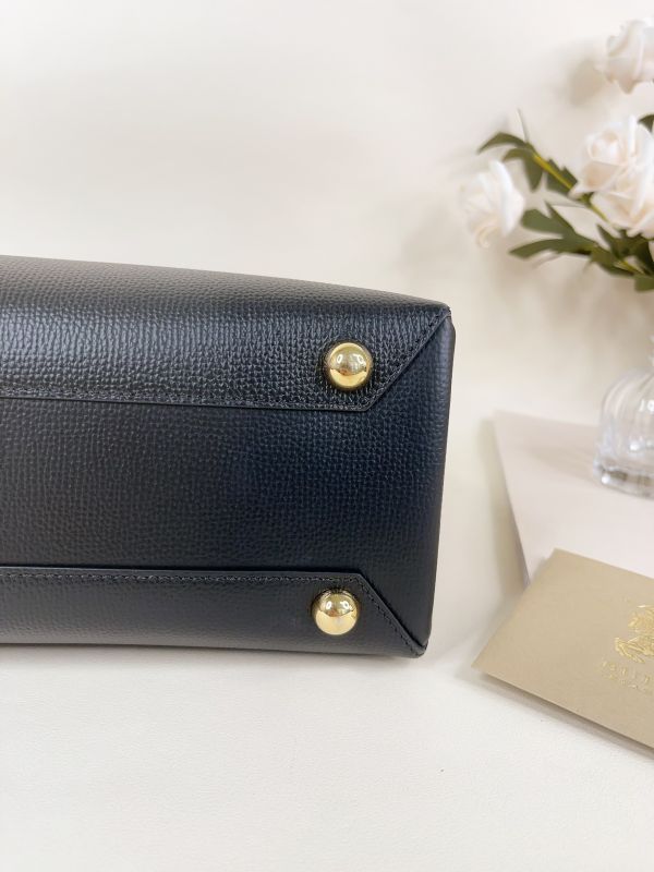 【分期0利率】BURBERRY 棉麻拼接手提兩用包【95成新】 