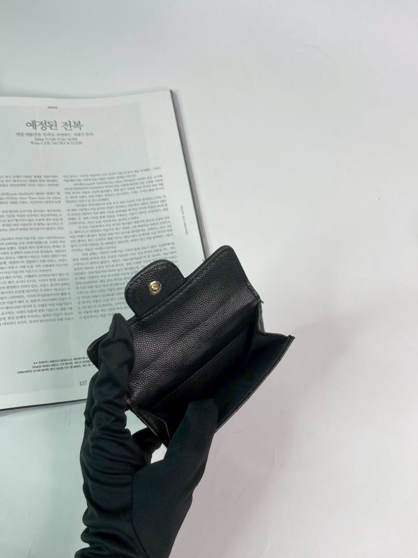 【分期0利率】CHANEL COCO迷你雙層三折短夾【9成新】