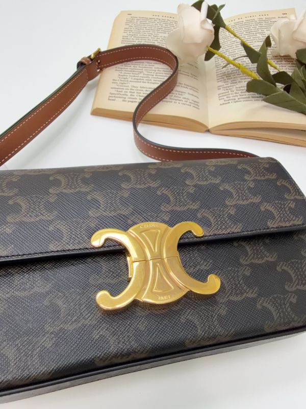【95成新】CELINE Claude Triomphe 單肩包 