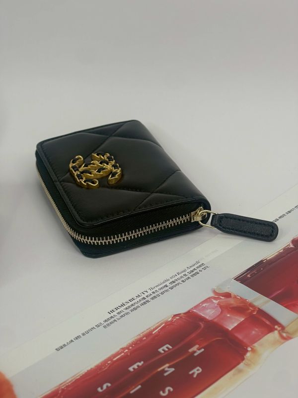 【分期0利率】CHANEL 19 拉鍊零錢包【全新品】 