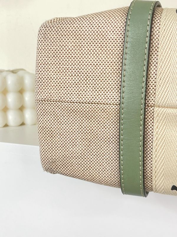 【分期0利率】Chloé 中號Woody Tote Bag 綠【85成新】 