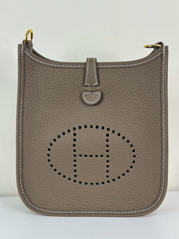 【分期0利率】HERMES Evelyne mini 大象灰【未使用閒置品】 