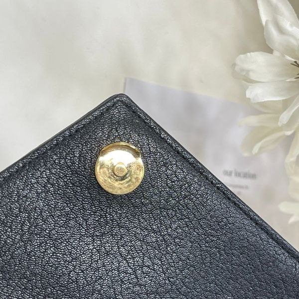 【12期0利率】YSL COLLèGE中性絎縫皮革手袋【22年1月台灣購證】【95成新】 