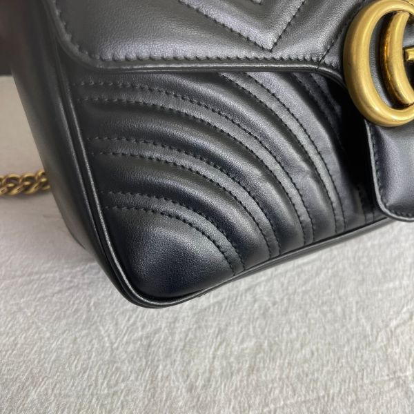 【12期0利率】GUCCI Marmont 小號肩背包【24年10月台灣購證】【99成新】 