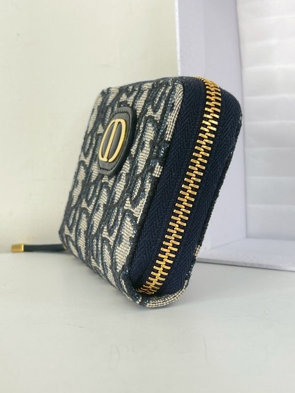 【分期0利率】DIOR 30蒙田 拉鍊零錢包【未使用閒置品】 