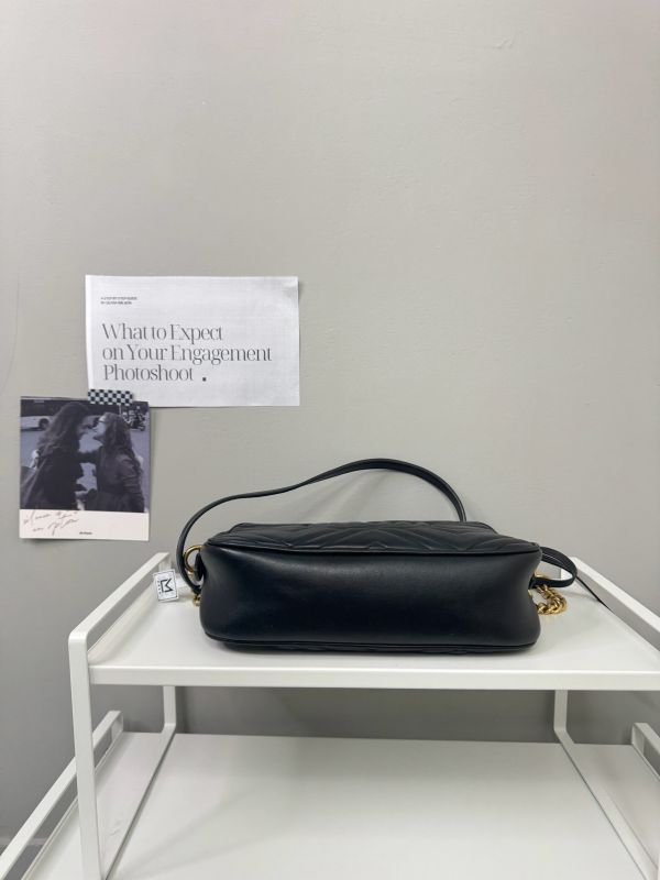 【分期0利率】GUCCI Marmont 相機包黑金【9成新】 