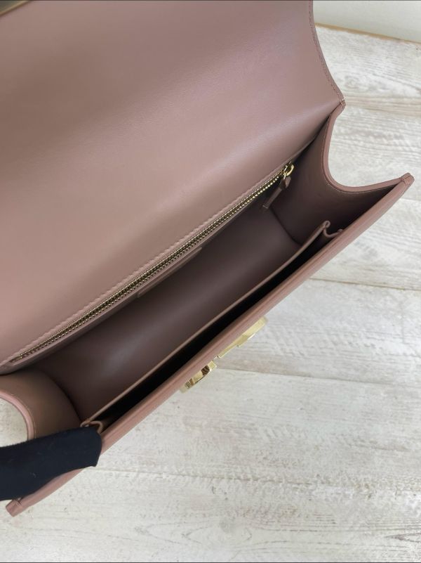 【9成新】DIOR 30 MONTAIGNE 中號 乾燥玫瑰粉 