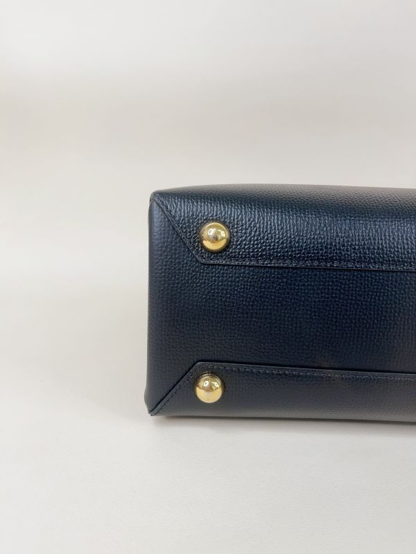 【分期0利率】BURBERRY 棉麻拼接手提兩用包【95成新】 