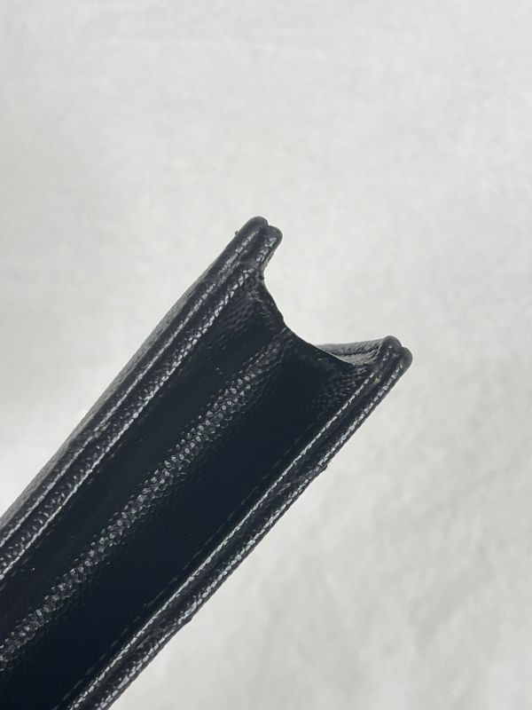 【分期0利率】YSL WOC 魚子醬鍊包黑金 19.5CM【95成新】 