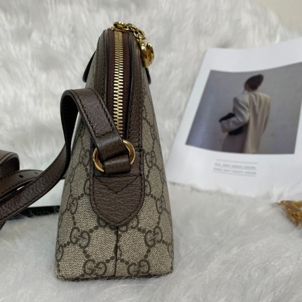 【9.5成新】【12期0利率】GUCCI 經典Ophidia系列 GG Supreme 貝殼包 