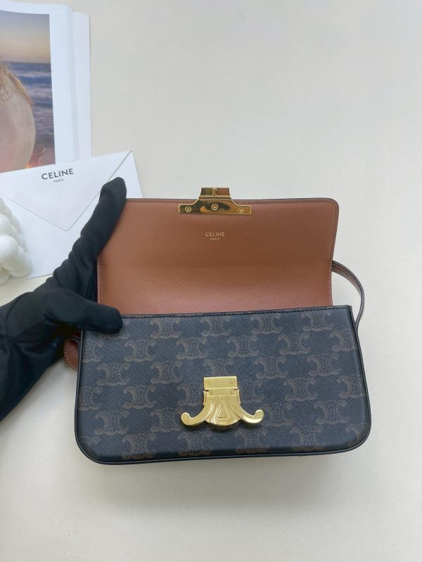 【95成新】CELINE Claude Triomphe 單肩包 