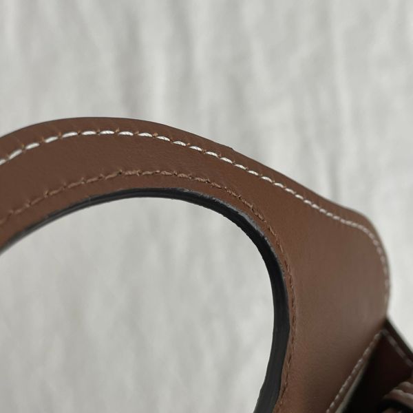 【95成新】【12期0利率】BURBERRY  Pocket 字母帆布拼接小牛皮MICRO斜背包 