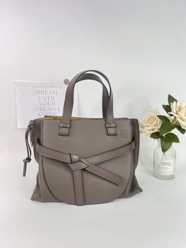 【95成新】LOEWE GATE TOP HANDLE 小牛皮兩用包 
