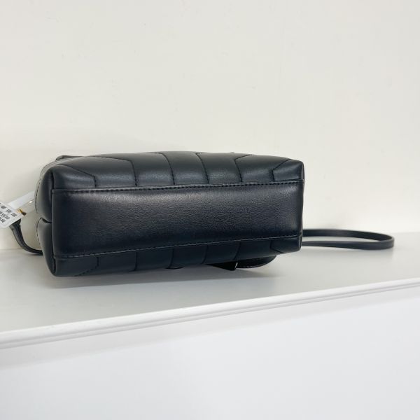 【12期0利率】YSL LOULOU絎縫皮革Toy手袋 MINI 【95成新】 