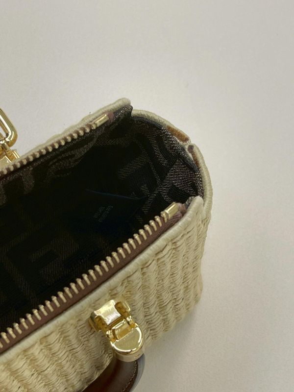 【95成新】FENDI BY THE WAY 竹編兩用迷你波士頓包 