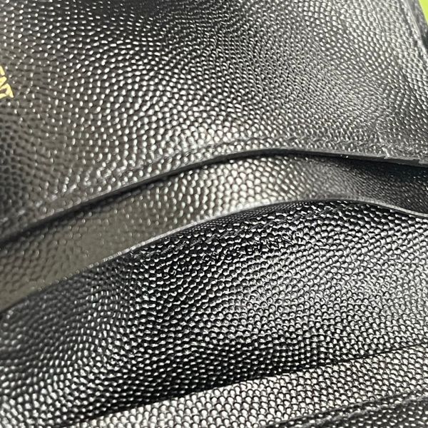 【12期0利率】YSL  魚子醬三折短夾 【9成新】 