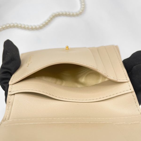 【12 期 0 利率】DIOR CARO DAHLIA銀包【24年7月台灣購證】【99成】 