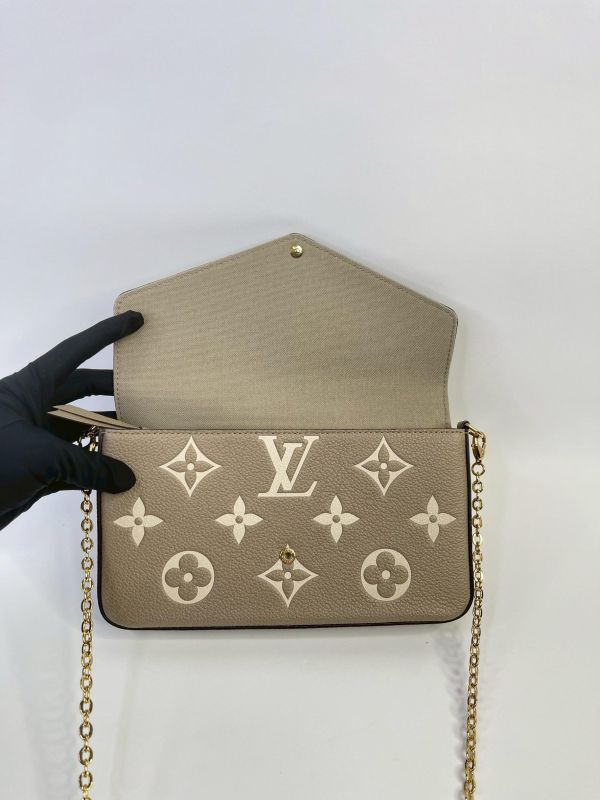 【95成】LV Félicie Pochette 內裡織布 